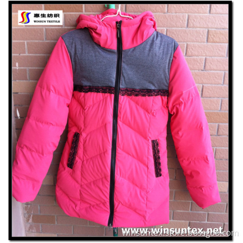 Imitation Leather Downproof Fabric (HKTJ004-3DRT1)